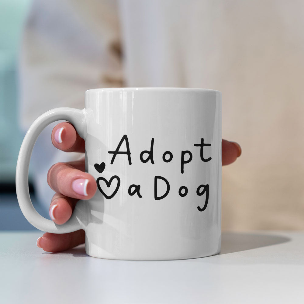 Adopt A Dog Mugs at $13.95 found at Personalizedpetlovergifts