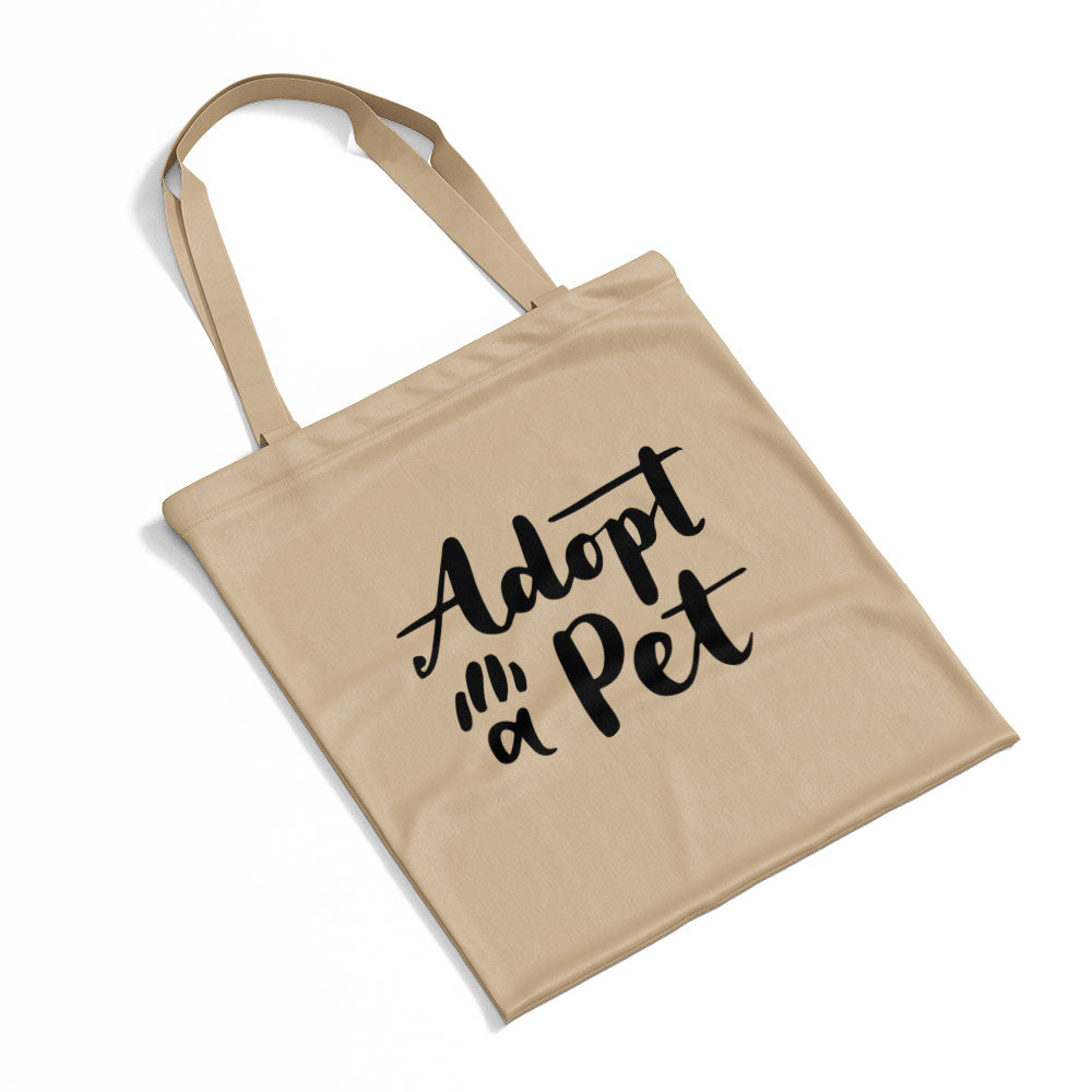 Adopt A Pet Totes at $22.95 found at Personalizedpetlovergifts