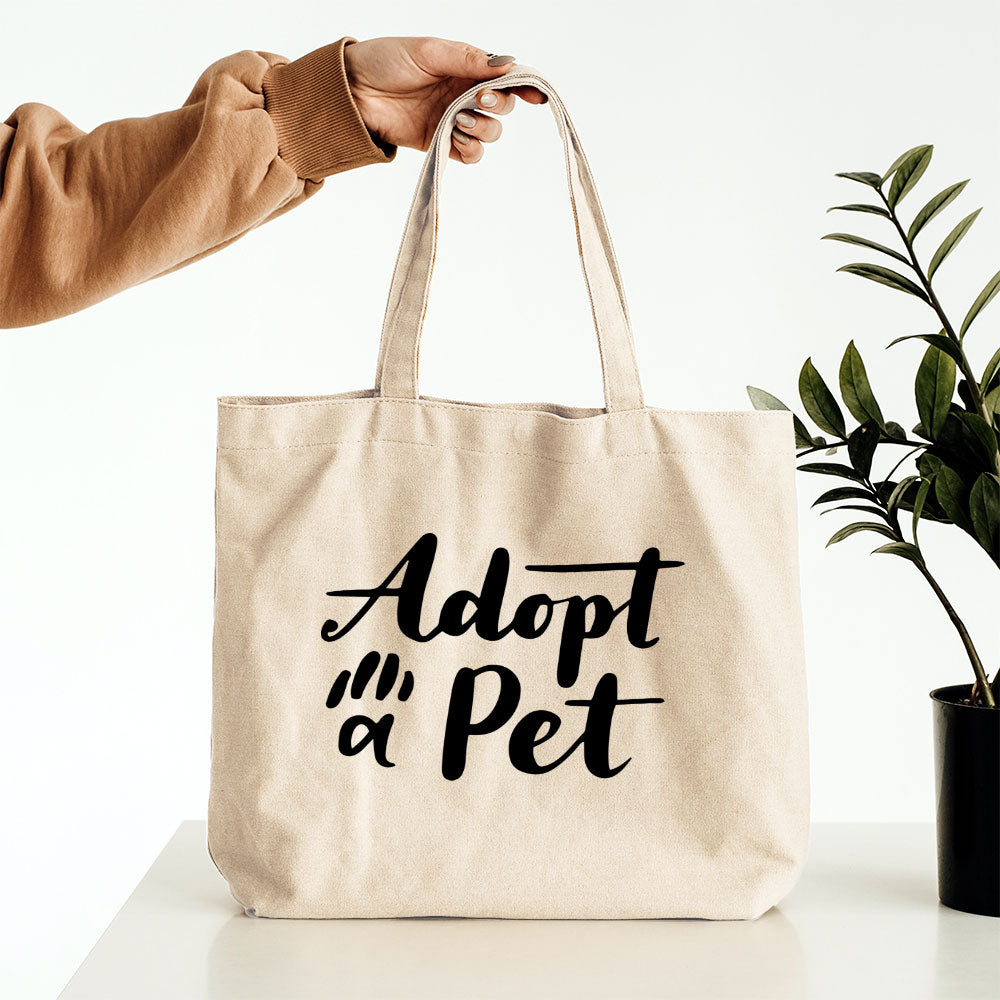 Adopt A Pet Totes at $22.95 found at Personalizedpetlovergifts