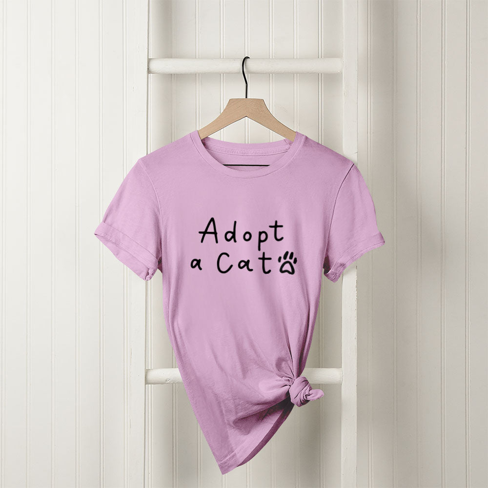 Adopt a Cat Unisex T-Shirt at $22.95 found at Personalizedpetlovergifts