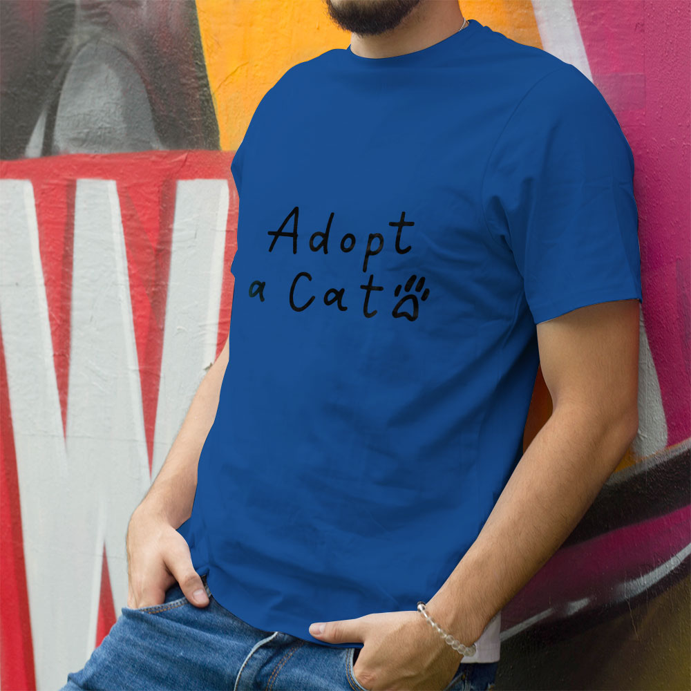 Adopt a Cat Unisex T-Shirt at $22.95 found at Personalizedpetlovergifts