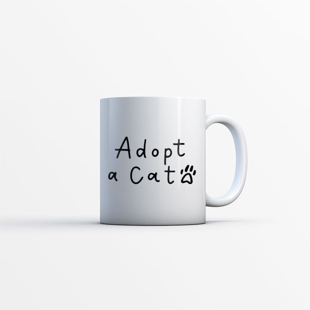 Adopt a Cat Coffee Mug at $13.95 found at Personalizedpetlovergifts