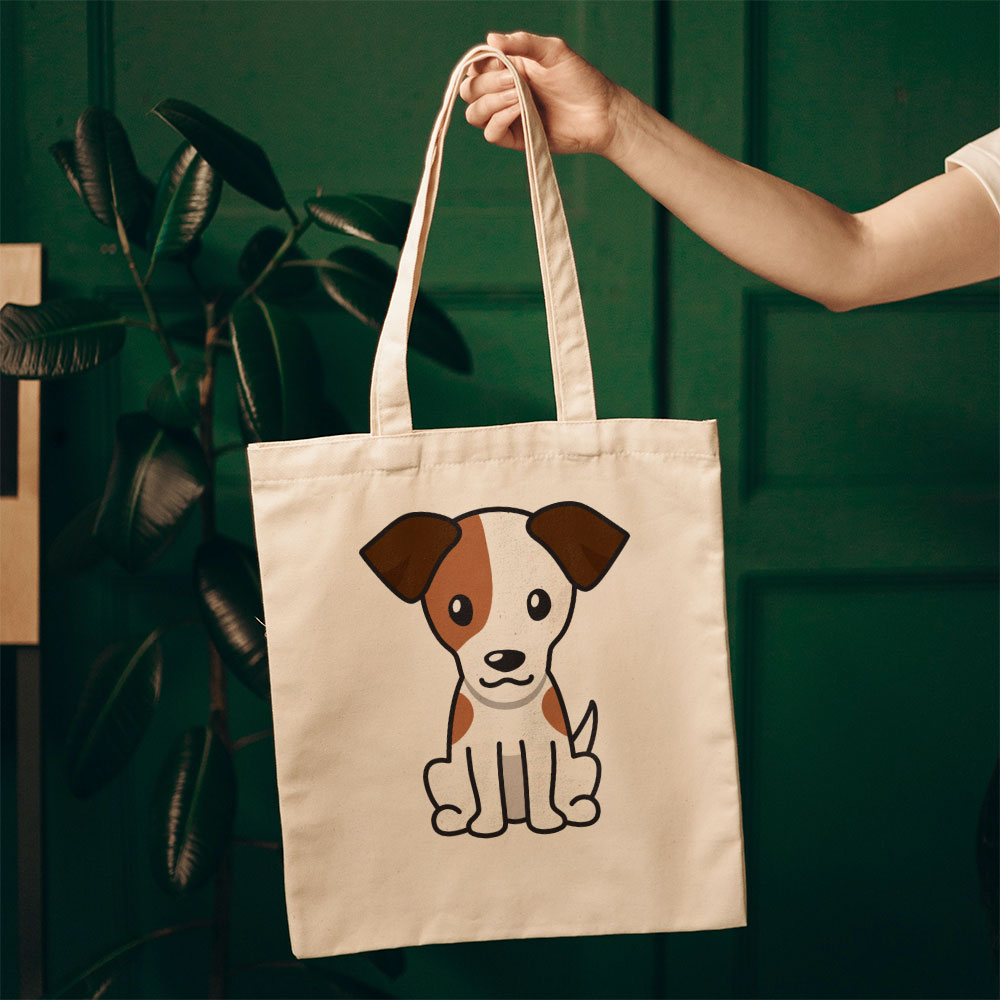 Adorable Sitting Dog Totes at $22.95 found at Personalizedpetlovergifts