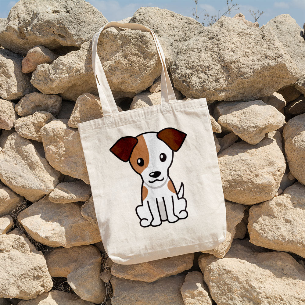 Adorable Sitting Dog Totes at $22.95 found at Personalizedpetlovergifts