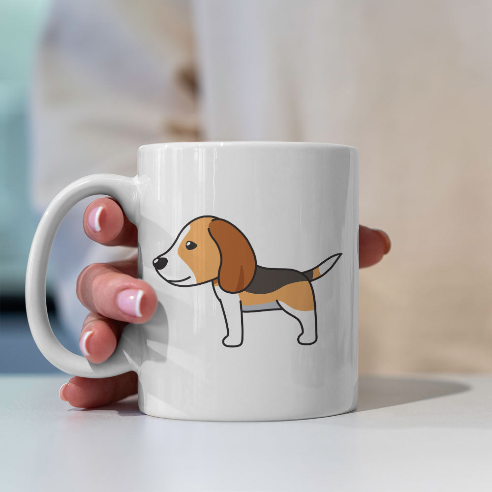 Alert Beagle Coffee Mug at $13.95 found at Personalizedpetlovergifts