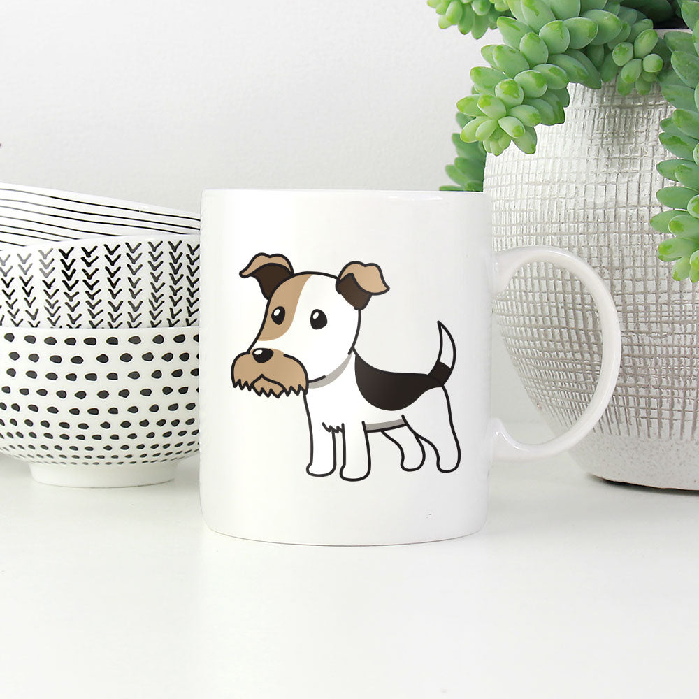 Alert White Spotted Puppy Coffee Mug at $13.95 found at Personalizedpetlovergifts