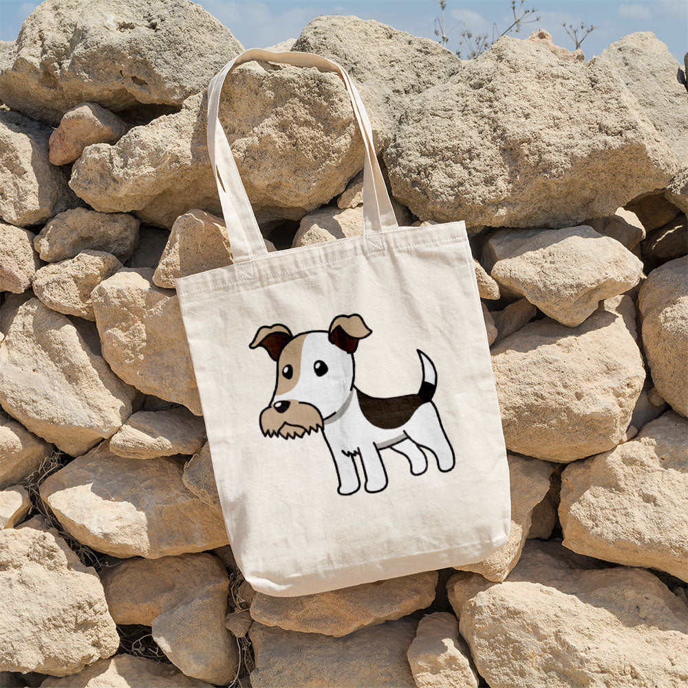 Alert White Spotted Puppy Totes at $22.95 found at Personalizedpetlovergifts