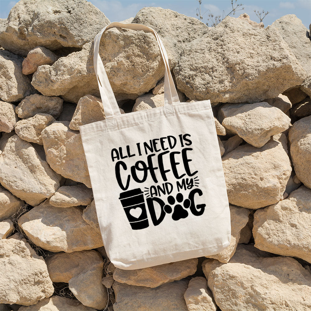 All I Need Is Coffee And My Dog Totes at $22.95 found at Personalizedpetlovergifts