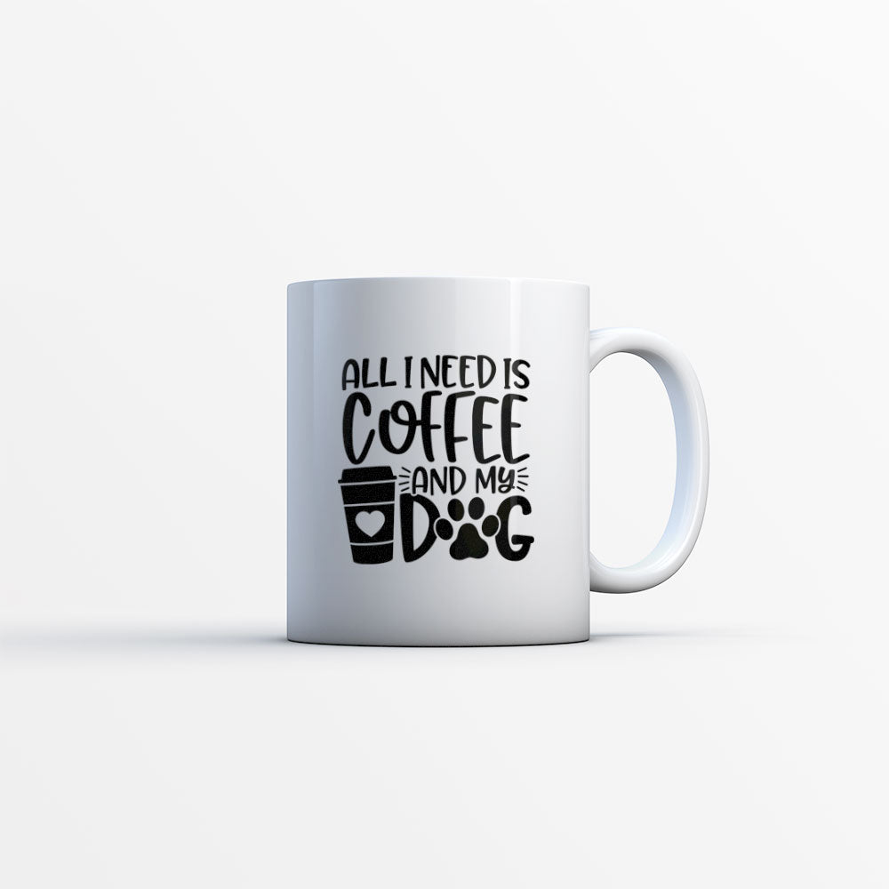 All I Need Is Coffee And My Dog Mugs at $13.95 found at Personalizedpetlovergifts