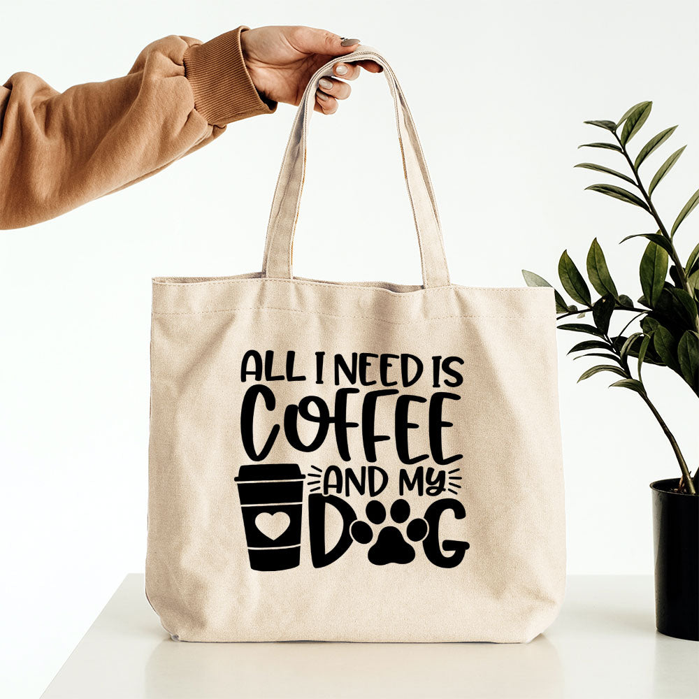 All I Need Is Coffee And My Dog Totes at $22.95 found at Personalizedpetlovergifts