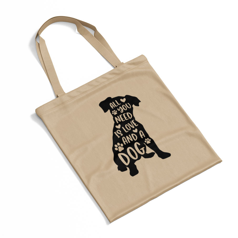 All You Need Is Love And A Dog Totes at $22.95 found at Personalizedpetlovergifts