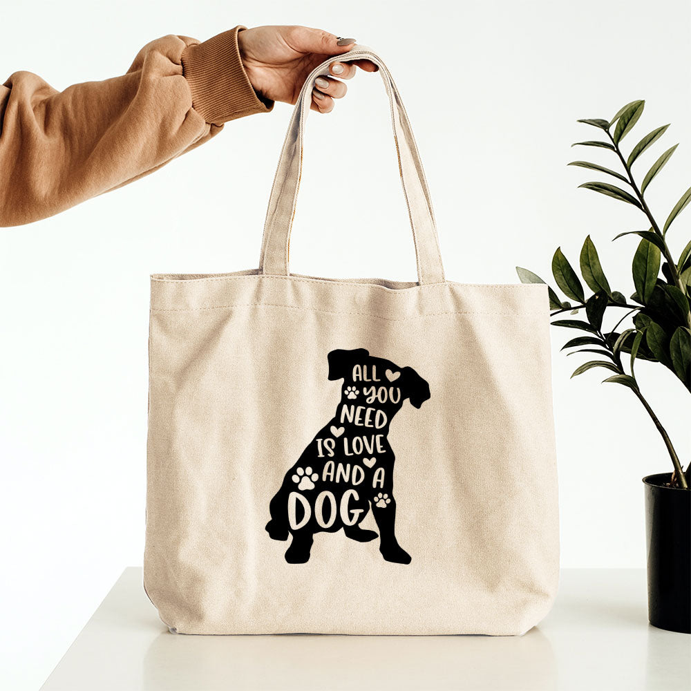 All You Need Is Love And A Dog Totes at $22.95 found at Personalizedpetlovergifts