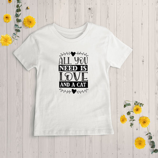 All You Need Is Love And a Cat With Stars Unisex T-Shirt at $22.95 found at Personalizedpetlovergifts