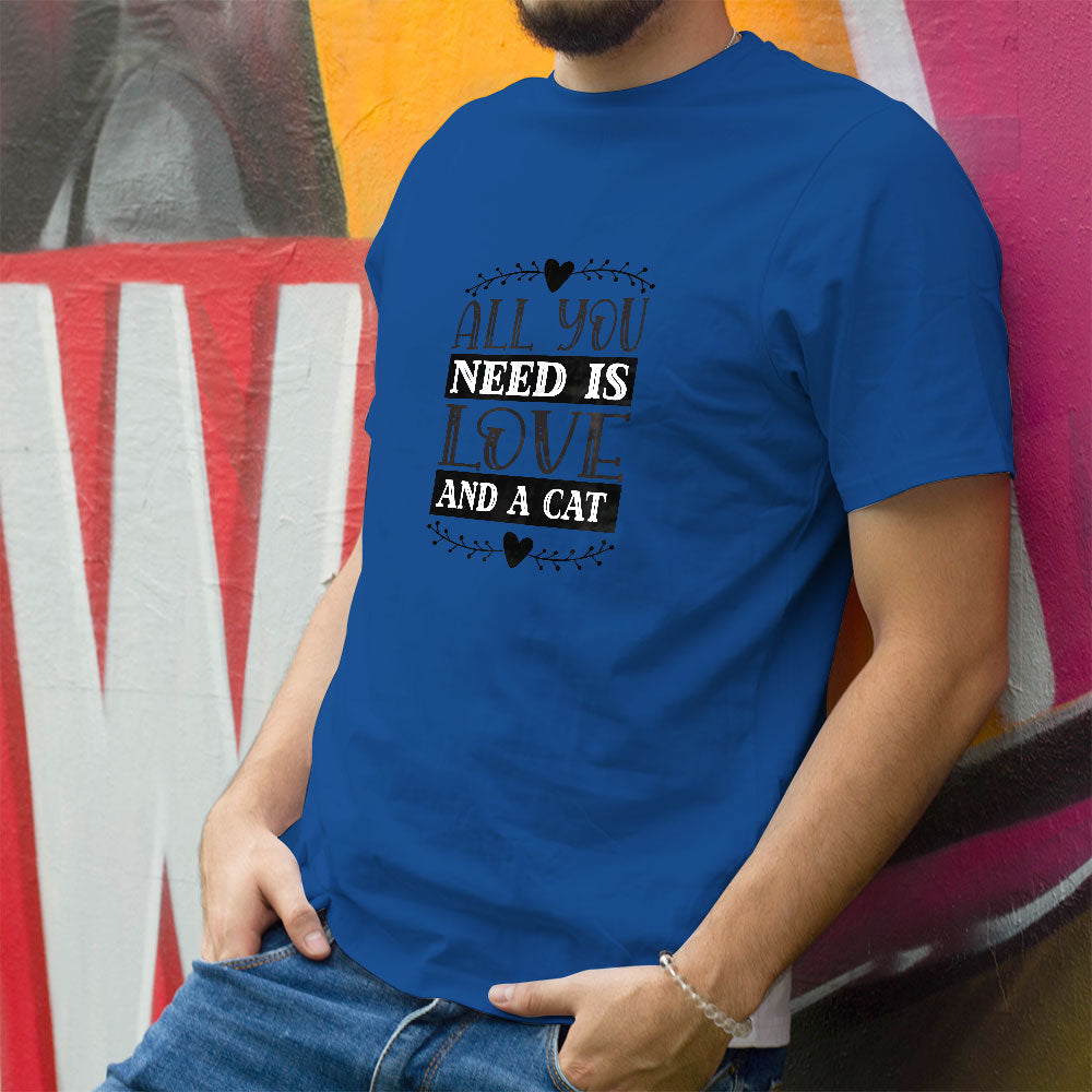 All You Need Is Love And a Cat With Stars Unisex T-Shirt at $22.95 found at Personalizedpetlovergifts