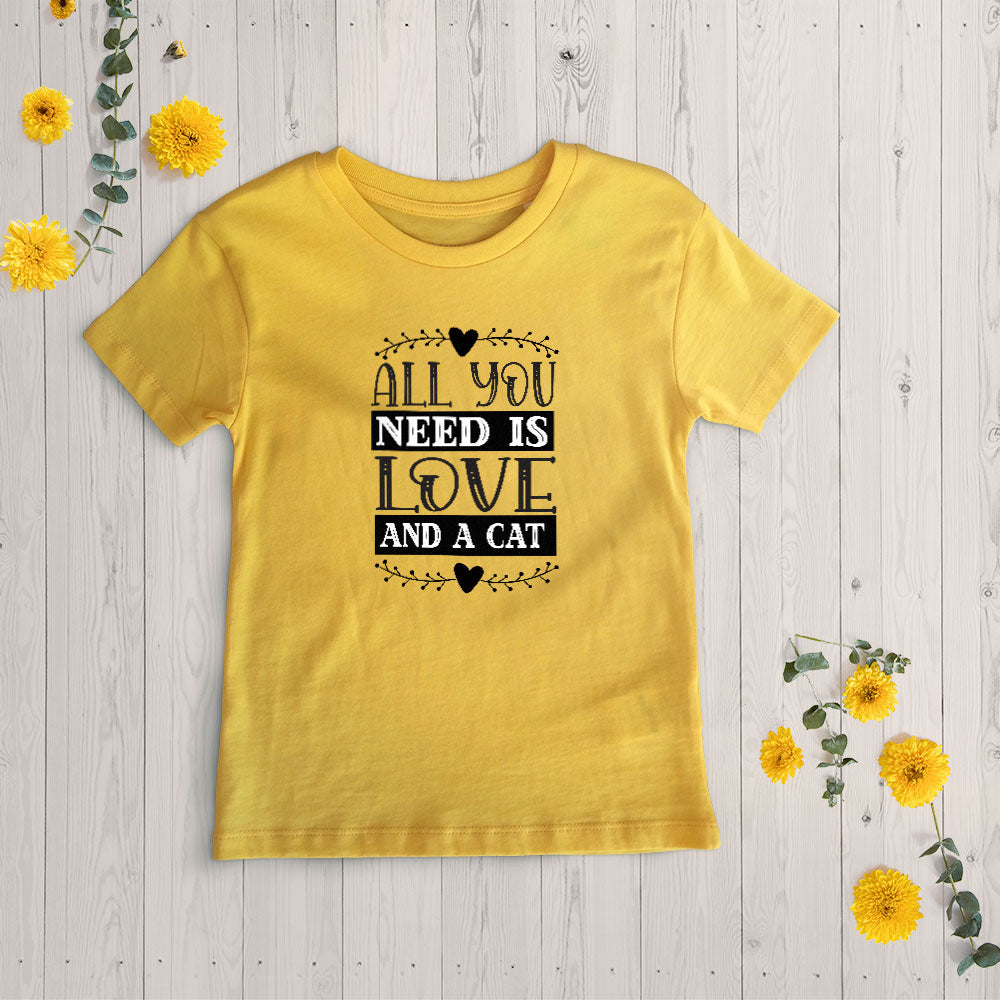 All You Need Is Love And a Cat With Stars Unisex T-Shirt at $22.95 found at Personalizedpetlovergifts