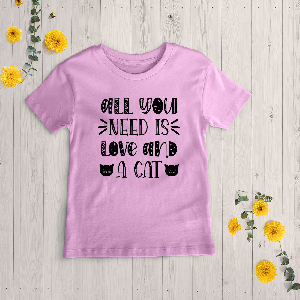 all you need is love and a cat Unisex T-Shirt at $22.95 found at Personalizedpetlovergifts