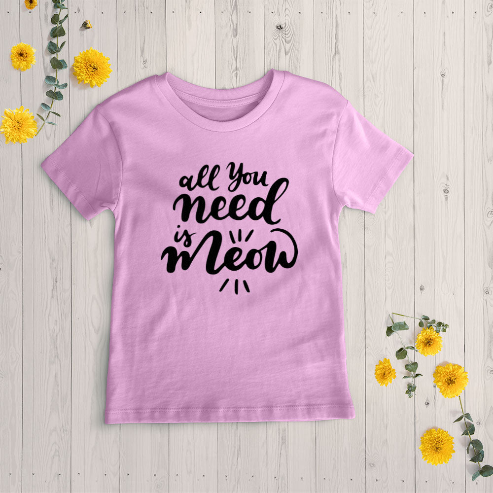 All You Need Is Meow With Paws Unisex T-Shirt at $22.95 found at Personalizedpetlovergifts