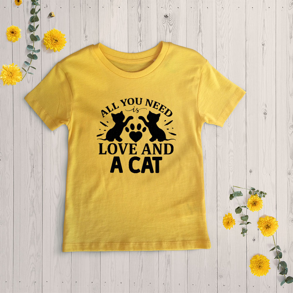 All You Need Love And A Cat Unisex T-Shirt at $22.95 found at Personalizedpetlovergifts