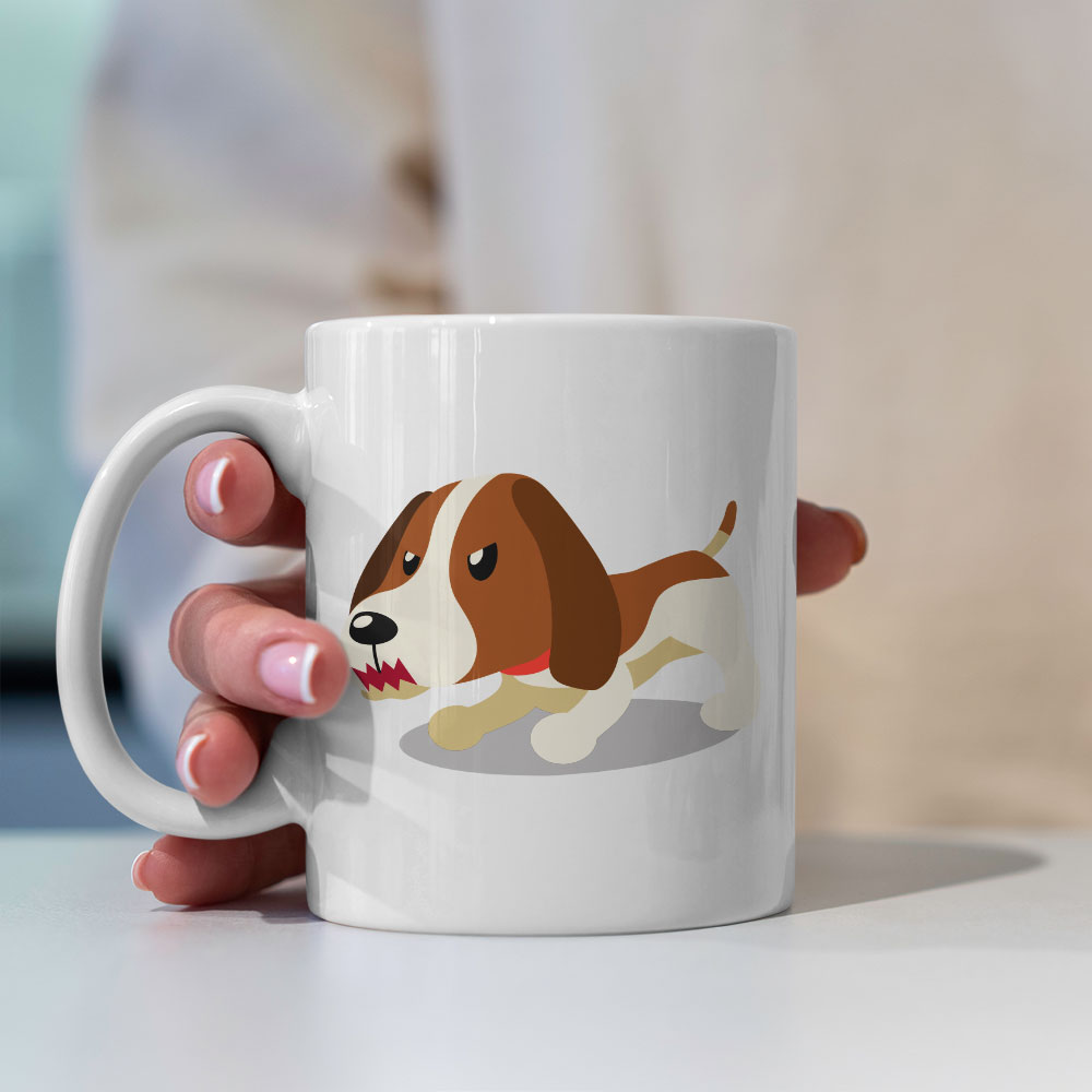 Angry Beagle Coffee Mug at $13.95 found at Personalizedpetlovergifts