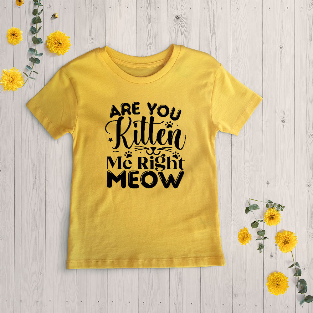 Are You Kitten Me Right Meow Unisex T-Shirt at $22.95 found at Personalizedpetlovergifts