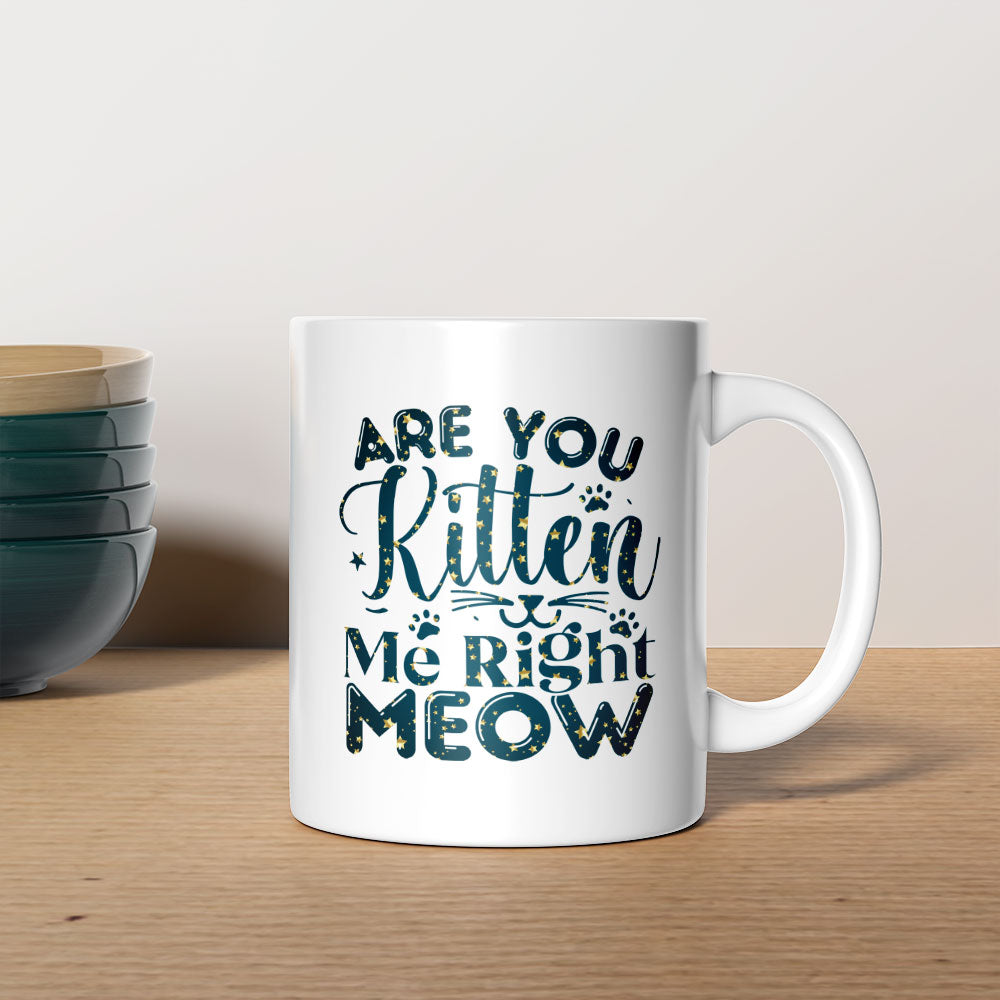 Are You Kitten Me In Star Pattern Mug at $13.95 found at Personalizedpetlovergifts