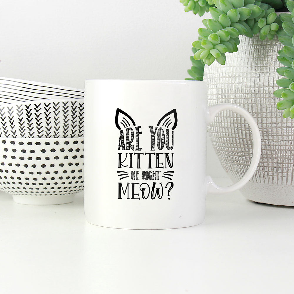 Are You Kitten Me Coffee Mug at $13.95 found at Personalizedpetlovergifts