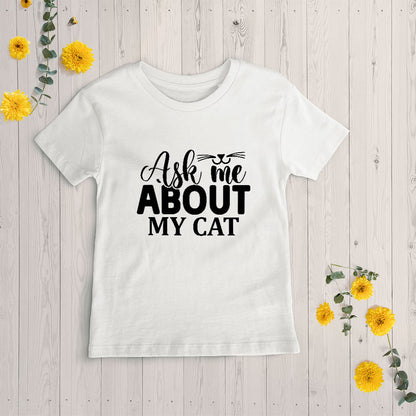 ask me about my cat Unisex T-Shirt at $22.95 found at Personalizedpetlovergifts