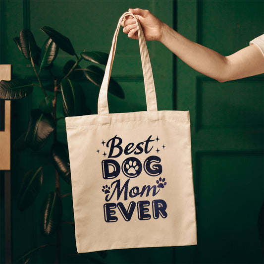 Best Dog Mom Ever With Galaxy Font Totes at $22.95 found at Personalizedpetlovergifts