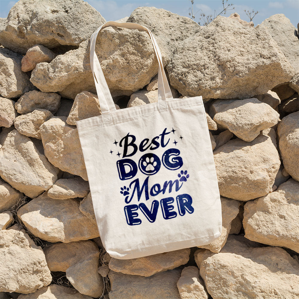 Best Dog Mom Ever With Galaxy Font Totes at $22.95 found at Personalizedpetlovergifts