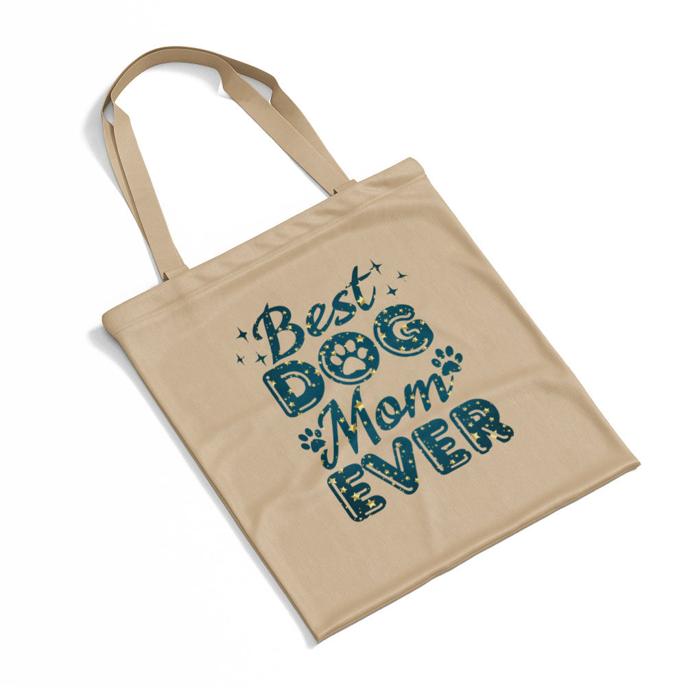 Best Dog Mom Ever With Star Font Totes at $22.95 found at Personalizedpetlovergifts