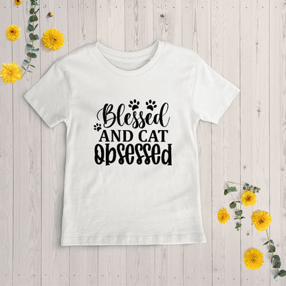 Blessed And Cat Obsessed Unisex T-Shirt at $22.95 found at Personalizedpetlovergifts