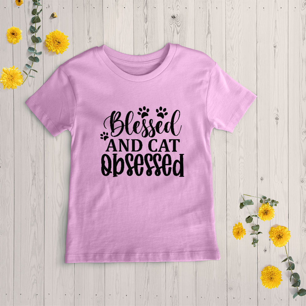 Blessed And Cat Obsessed Unisex T-Shirt at $22.95 found at Personalizedpetlovergifts