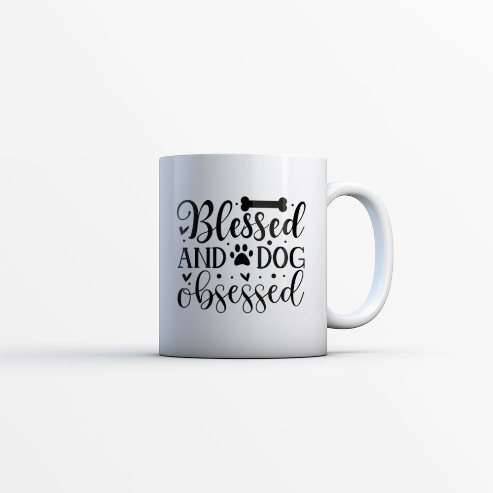 Blessed And Dog Obsessed Mugs at $13.95 found at Personalizedpetlovergifts