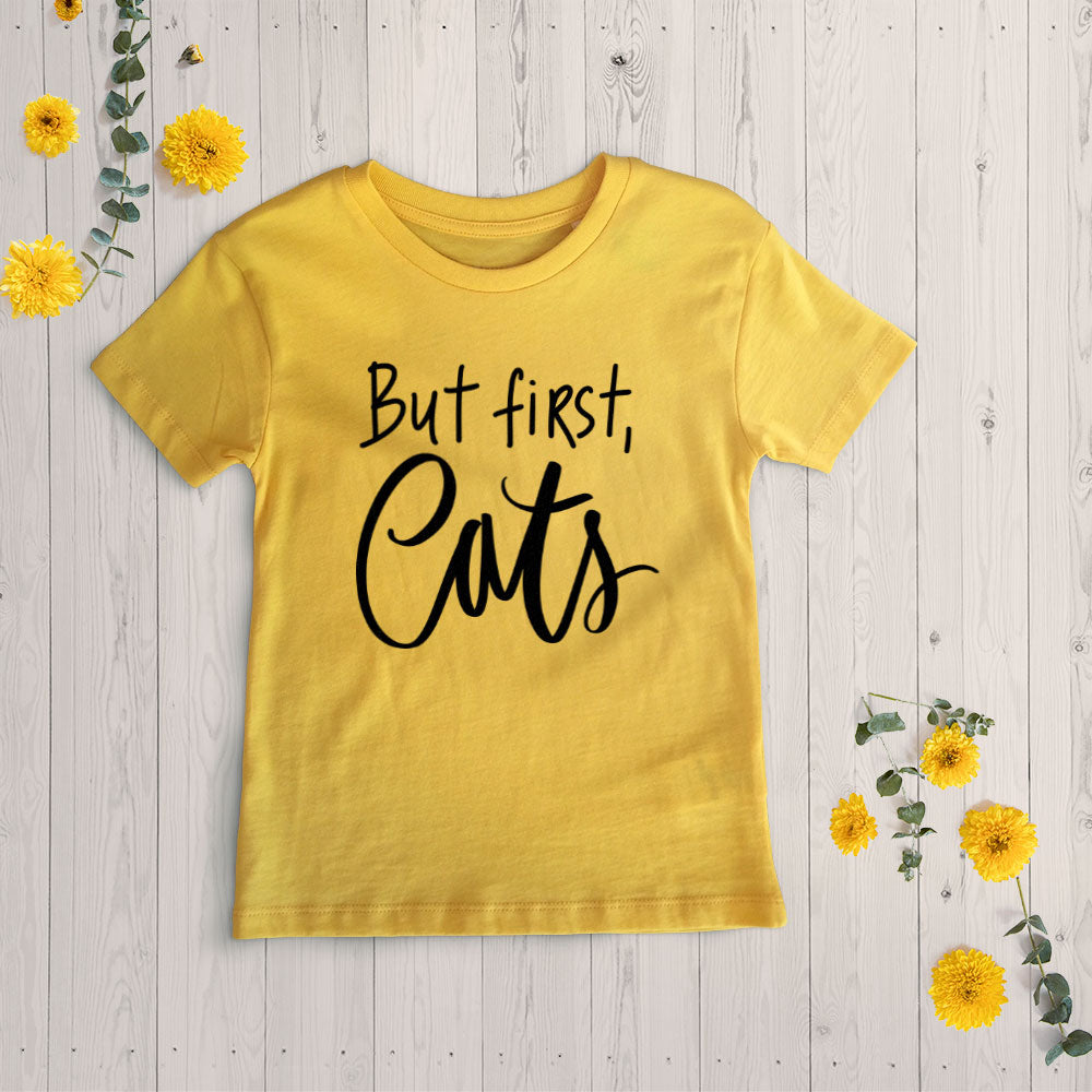 But First, Cats Unisex T-Shirt at $22.95 found at Personalizedpetlovergifts