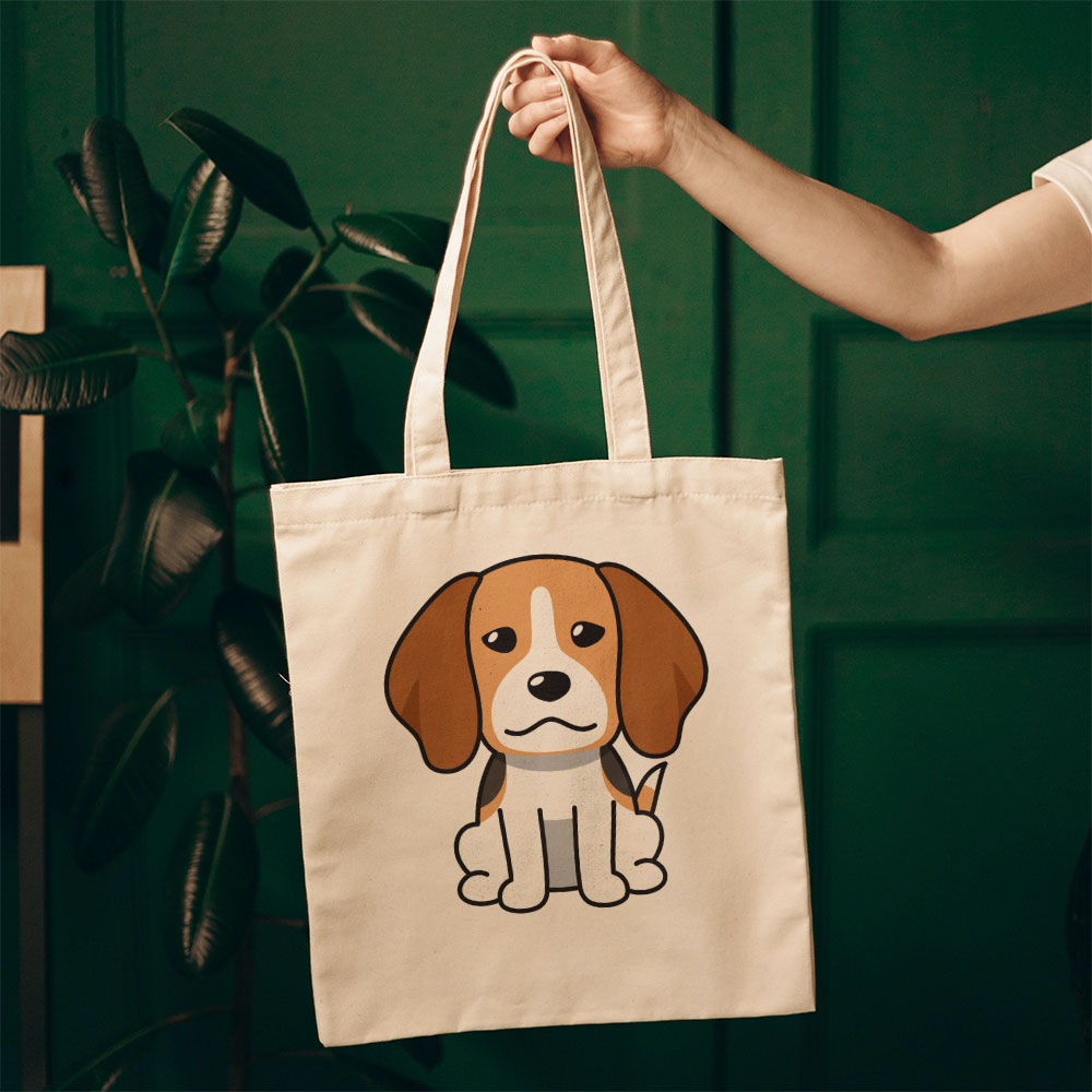 Cartoon Beagle Totes at $22.95 found at Personalizedpetlovergifts