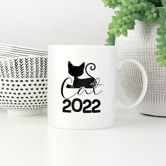 Cat Life With Cat Silhouettes Coffee Mug at $13.95 found at Personalizedpetlovergifts