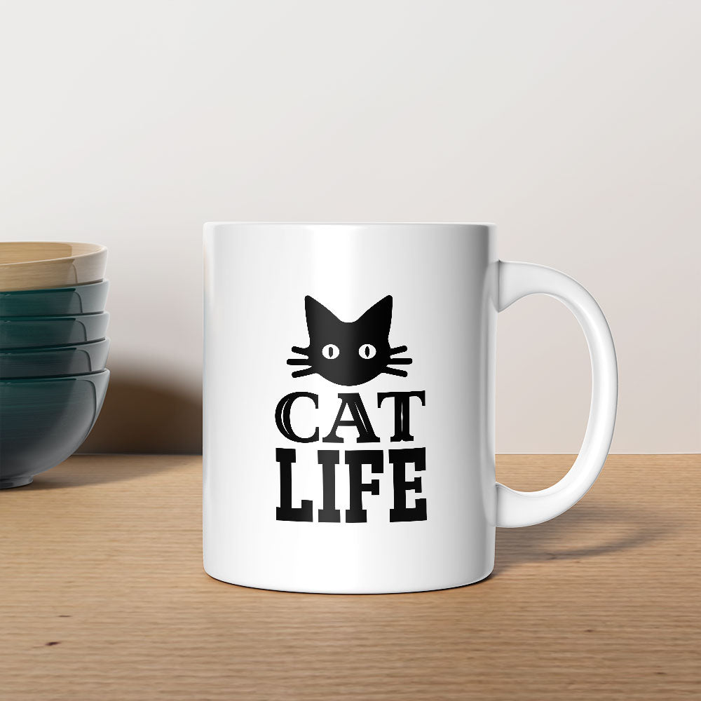 cat mama life is purrfect Coffee Mug at $13.95 found at Personalizedpetlovergifts