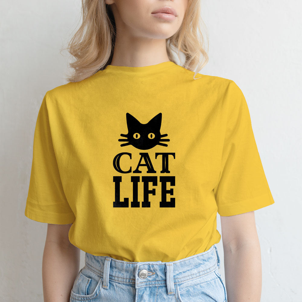 cat mama life is purrfect Unisex T-Shirt at $22.95 found at Personalizedpetlovergifts