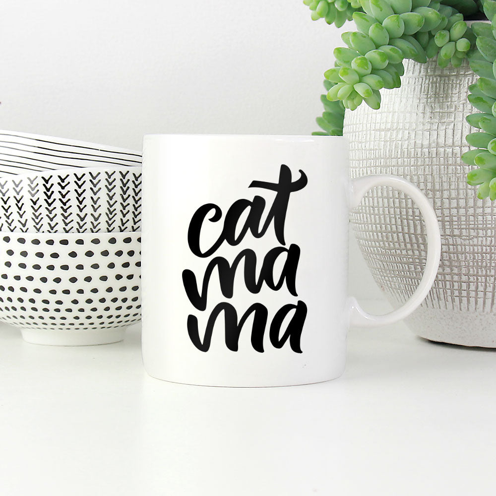 Cat Mama Coffee Mug at $13.95 found at Personalizedpetlovergifts