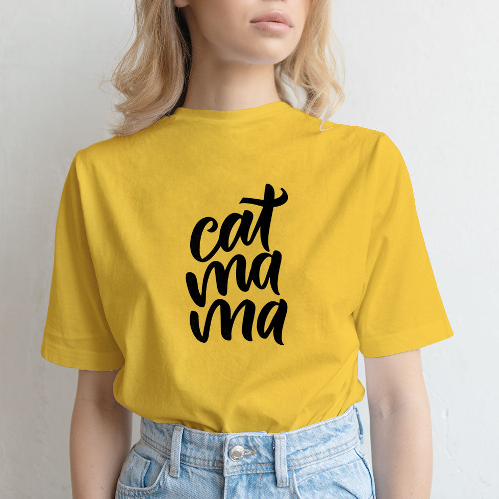 Cat Mama Unisex T-Shirt at $22.95 found at Personalizedpetlovergifts