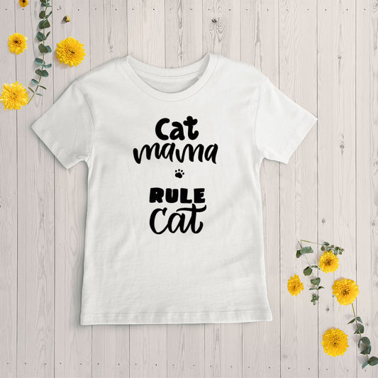 Cat Mom With Pawprints Unisex T-Shirt at $22.95 found at Personalizedpetlovergifts