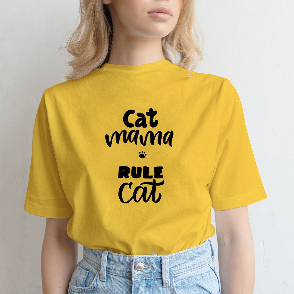 Cat Mom With Pawprints Unisex T-Shirt at $22.95 found at Personalizedpetlovergifts