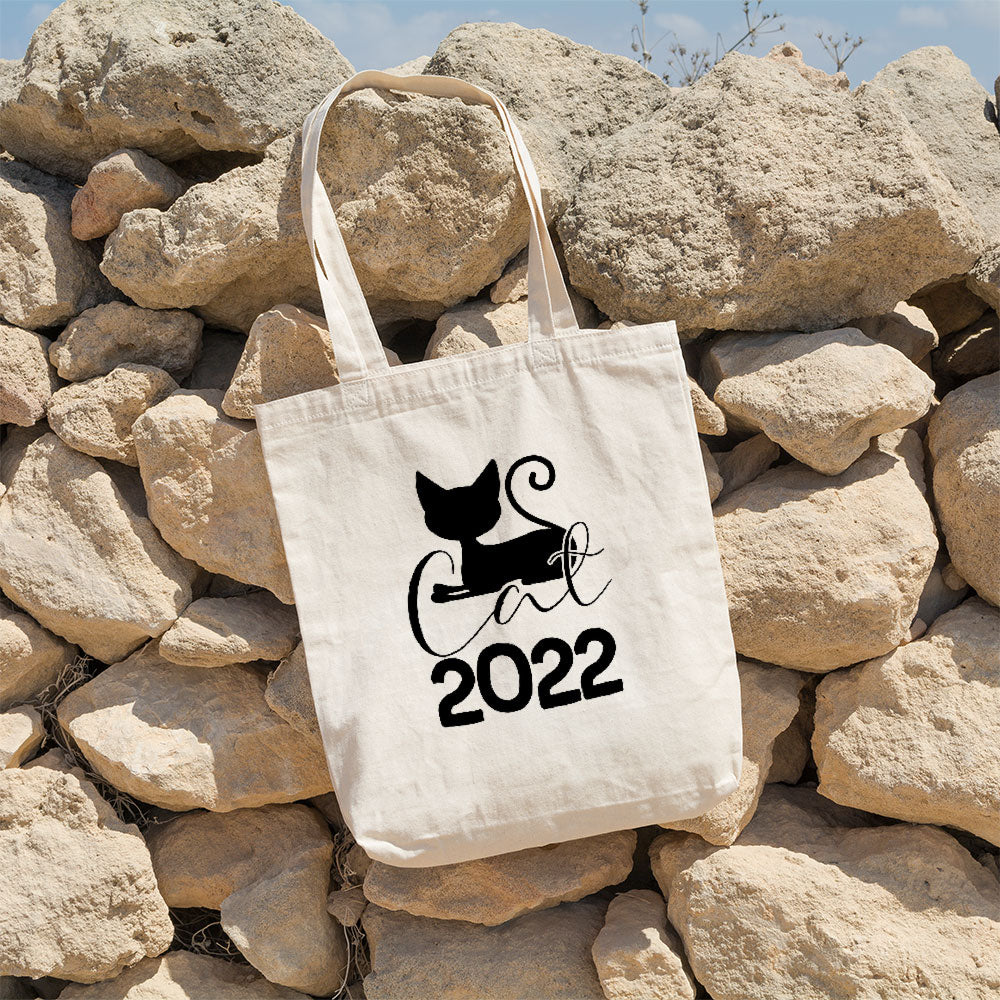 Cat 2022 - Eco Tote Bag at $22.95 found at Personalizedpetlovergifts