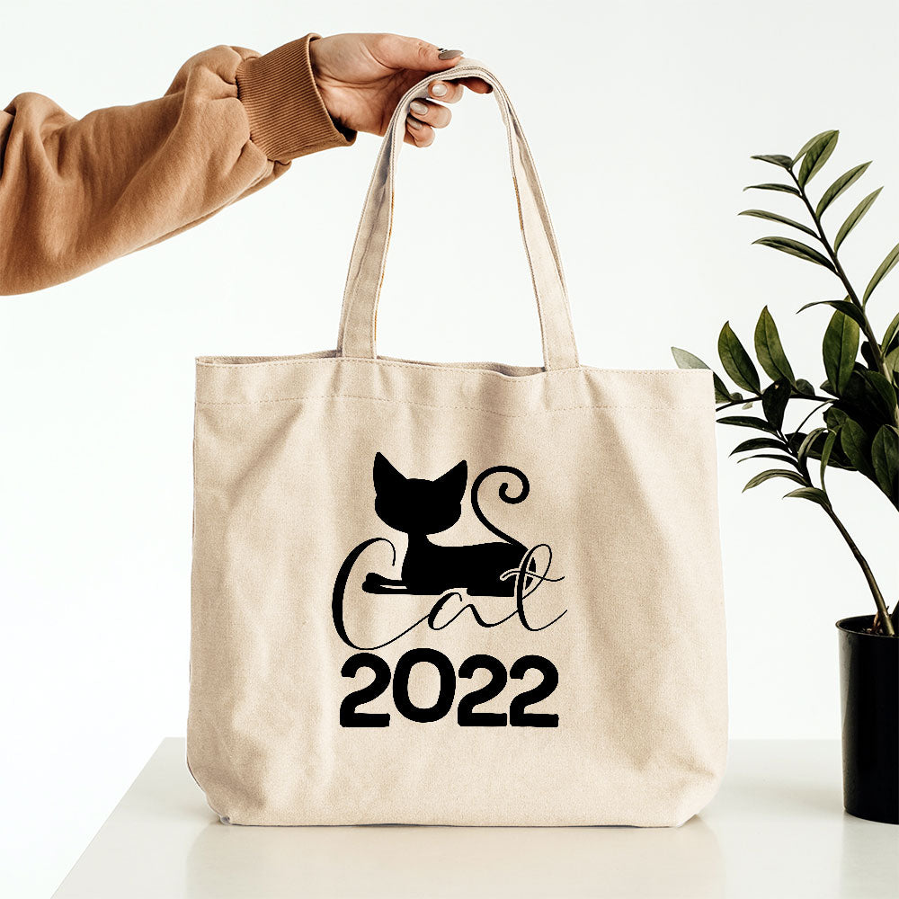 Cat 2022 - Eco Tote Bag at $22.95 found at Personalizedpetlovergifts