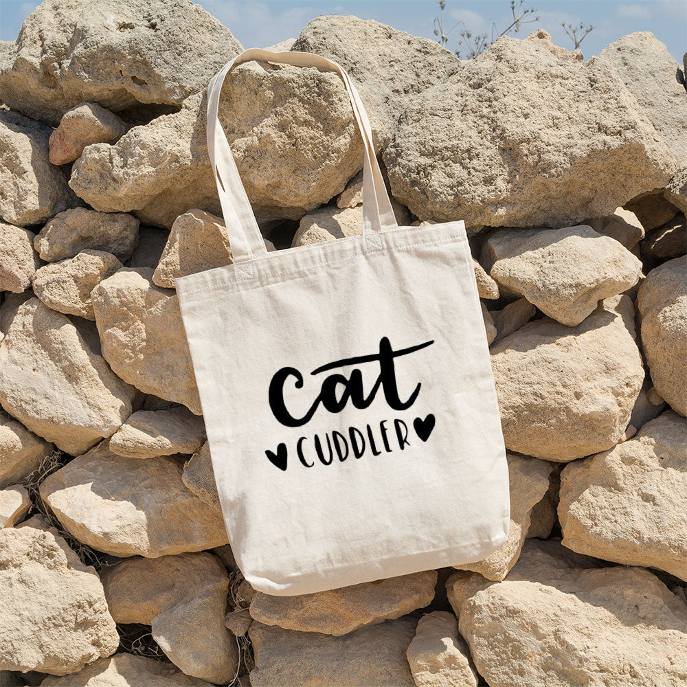 Cat Cuddler - Eco Tote Bag at $22.95 found at Personalizedpetlovergifts