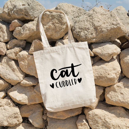 Cat Cuddler - Eco Tote Bag at $22.95 found at Personalizedpetlovergifts