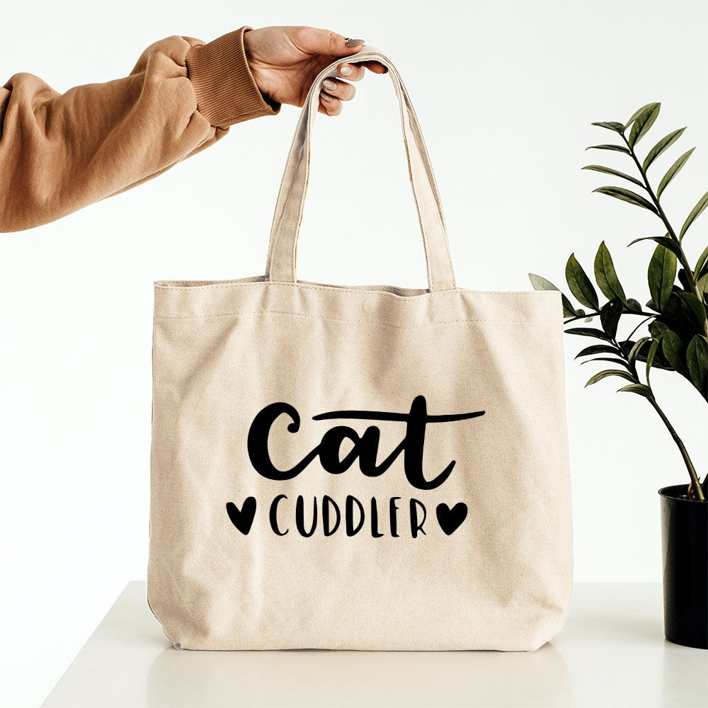 Cat Cuddler - Eco Tote Bag at $22.95 found at Personalizedpetlovergifts