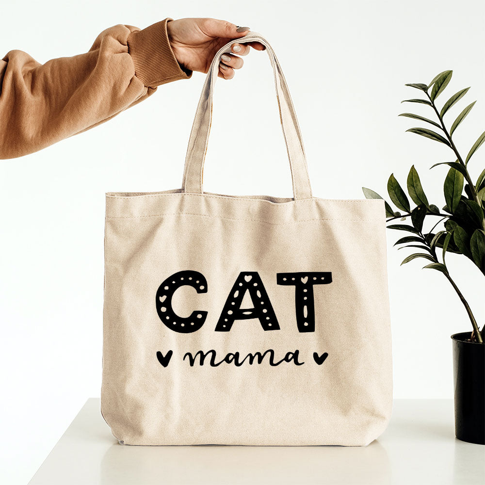 Cat Mama With Cat - Eco Tote Bag at $22.95 found at Personalizedpetlovergifts