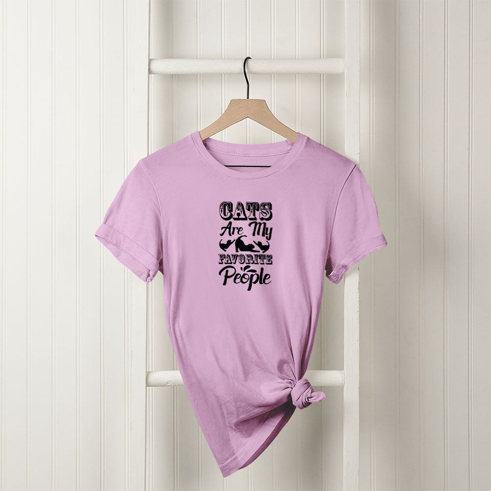 cats are my favorite people Unisex T-Shirt at $22.95 found at Personalizedpetlovergifts