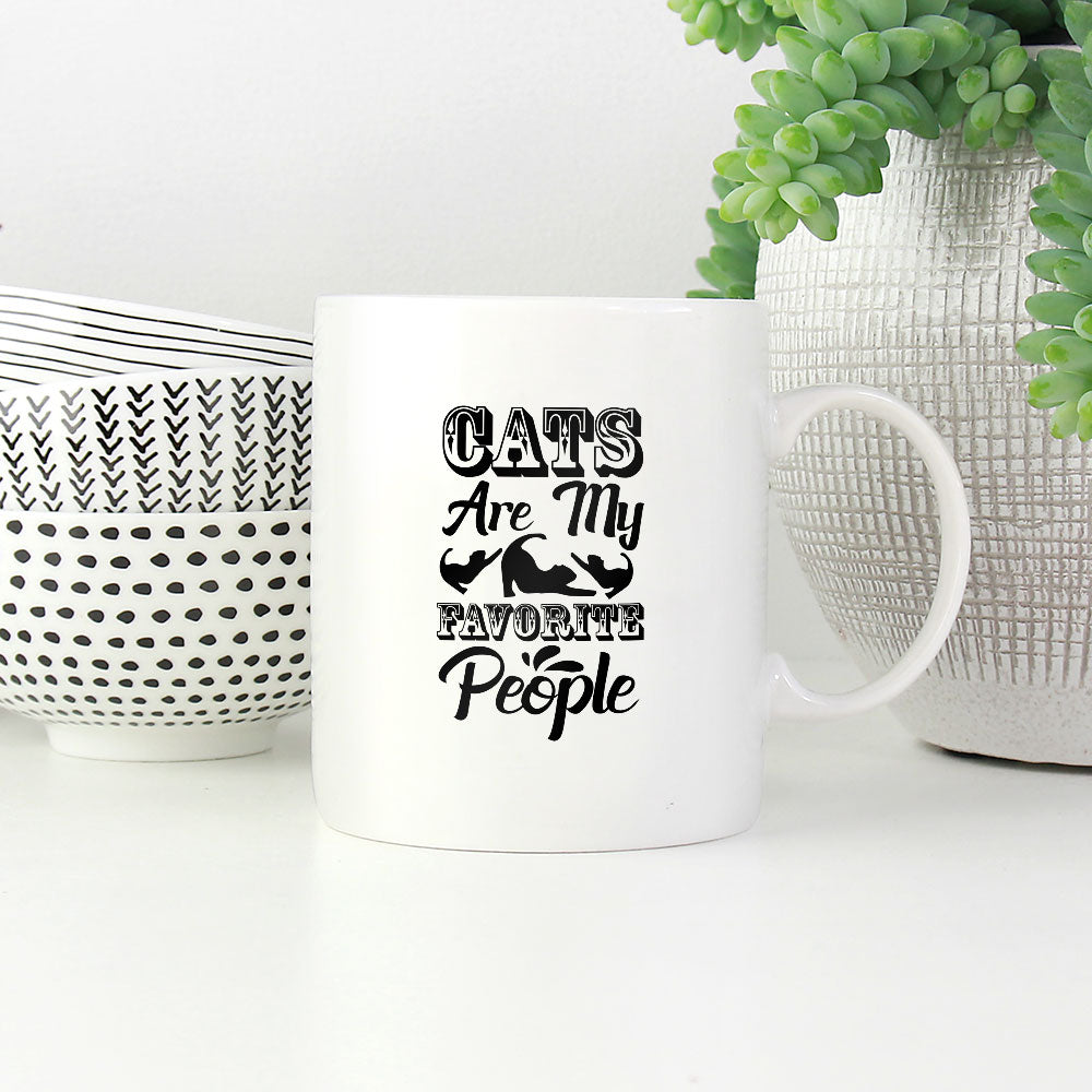 cats are my favorite people Coffee Mug at $13.95 found at Personalizedpetlovergifts